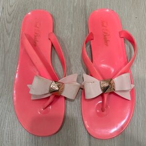 Ted Baker Flip Flops (Size on shoe is UK size 6 which is US size 8)
